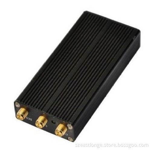 Mini Gsm / 3g Handheld Cell Phone Jammer Blocker Est-808hb With 3 Antenna